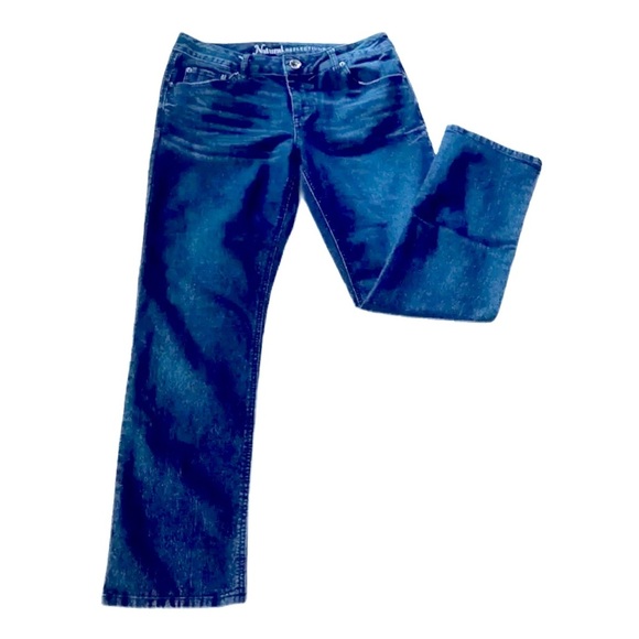 Natural Reflections Denim - NATURAL REFLECTIONS ~ Women’s dark wash petite relaxed fit denim jeans size 8P